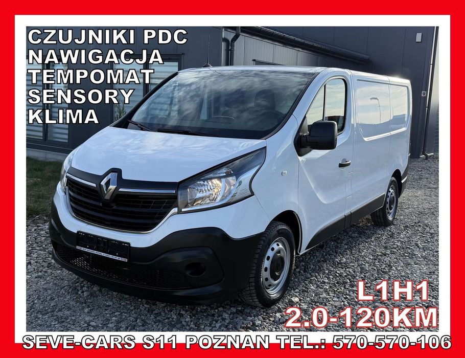 Renault Trafic L1h1, 2.0Dci, Klima,Tempomat, Navi, Sensory,