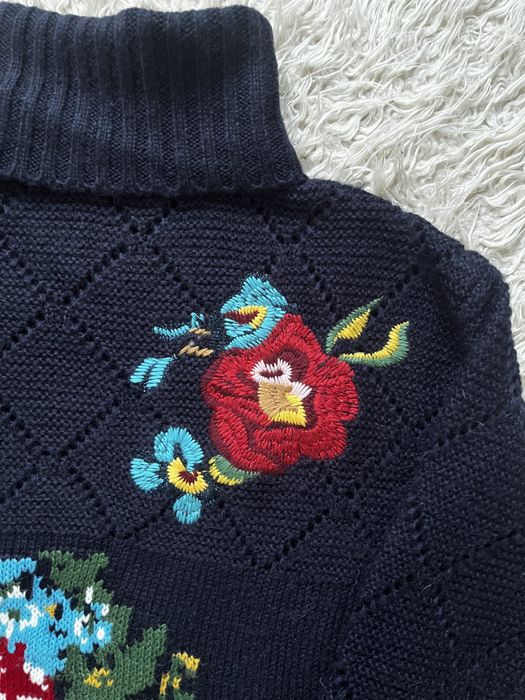 Sweter/golf w kwiaty marki Desigual w rozmiarze XS 34