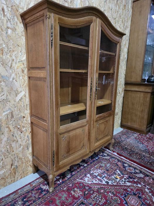 Biblioteka / witryna Ludwik – dąb, przeszklona #2390 Stylowy Węgrów