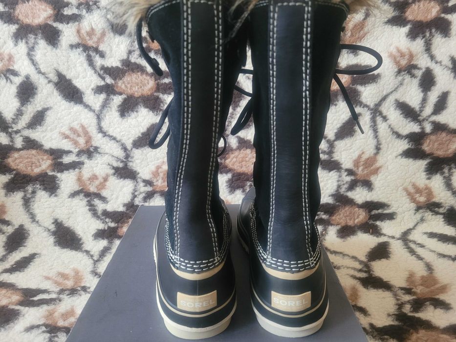 Wkstra ciepłe śniegowce Sorel Joan of Arctic r.40 wkł.25cm świetnystan