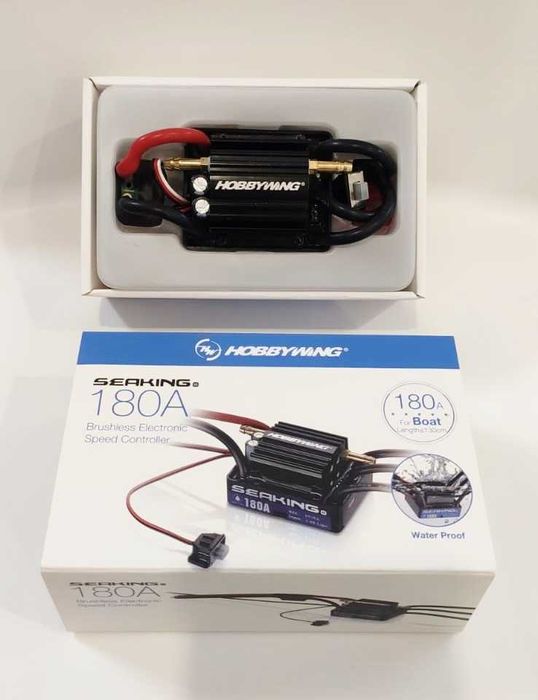 Variador ESC Hobbywing Seaking 180A Boat ESC V3 2-6s, 5A BEC Barco