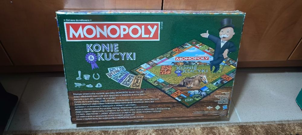 Nowa gra monopoly konie i kucyki Hasbro kultowa gra