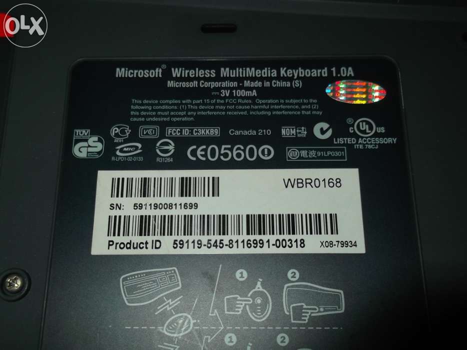 Microsoft Wireless Keyboard442462918967316481