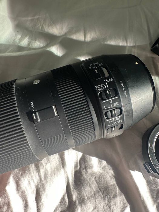 Sigma 100-400mm f5-6.3 DG OS HSM Canon EF плюс адаптер Viltrox EF-M1