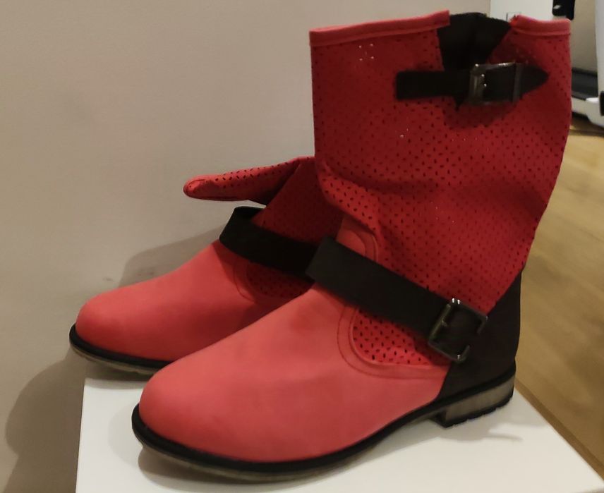 Nowe damskie buty botki ażurowe roz 40