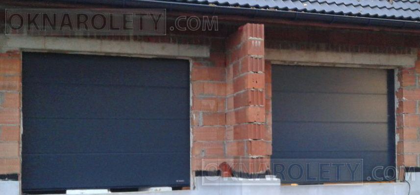 Brama segmentowa Antracyt Brąz Biała 300x300 Chorzów