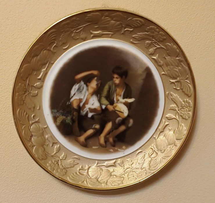 Дешево винтажная коллекция настенных декоративных фарфоровых тарелок