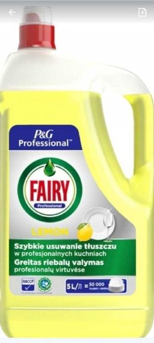 Fairy płyn do naczyń lemon 5L