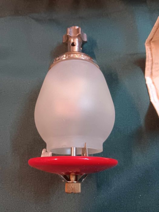 Lampa gazowa prl nowa z papierami