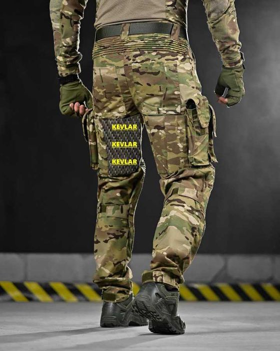 Штурмові тактичні штани мультикам  Oblivion Gen2 Захисні вставки