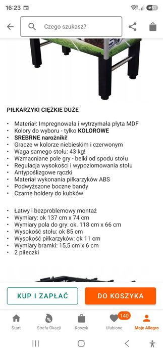 Piłkarzyki do gry