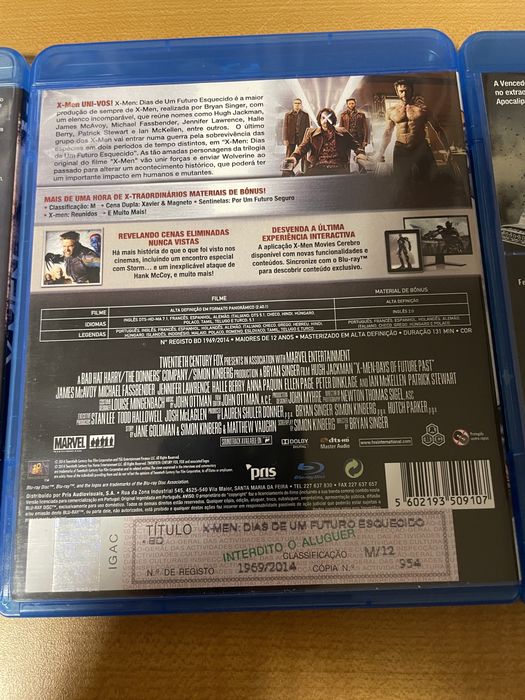 X-men Blurays 4 Filmes
