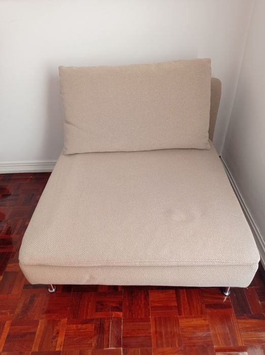 Sofá com almofada encosto Ikea