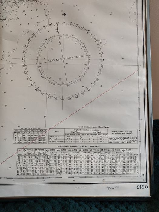 Oryginalna mapa Admiralty Orkney Islands 1970 – Urząd Morski Szczecin