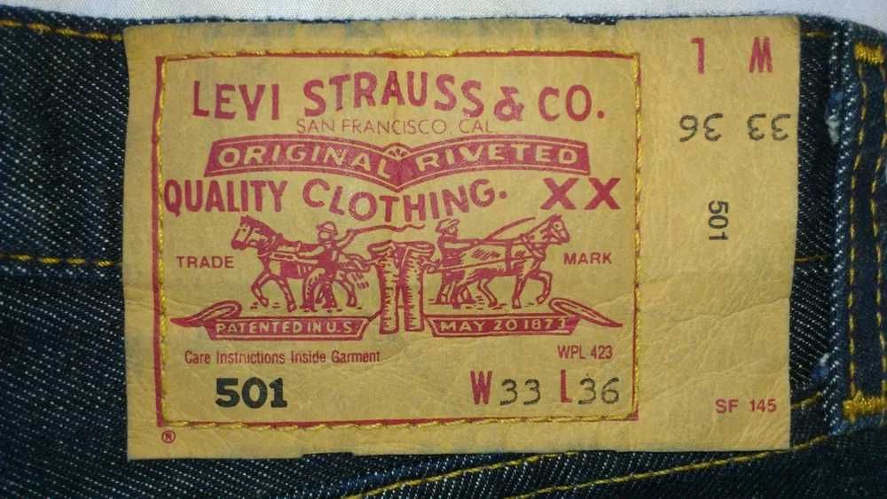 Джинсы Levi Strauss 501.Made in SPAIN,НОВЫЕ2002г33/36.ПОТ42ДЛ120ВИНТАЖ