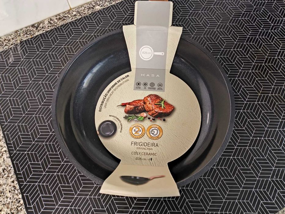 Frigideira Kasa Cosy Ceramic 28cm Nova Revestimento Cerâmico