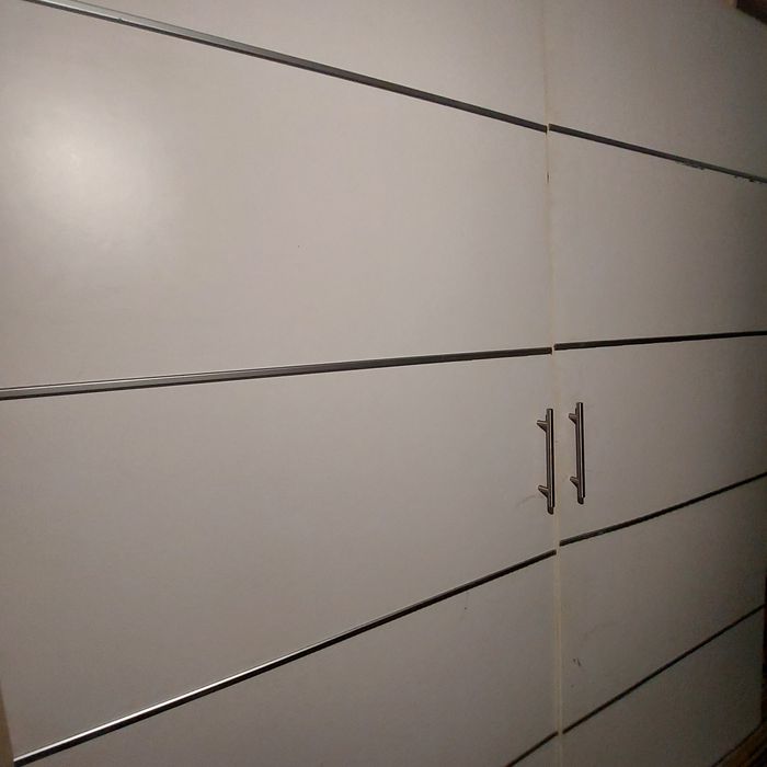 Duże białe Drzwi przesuwne do szafy 84,5cm ×200cm