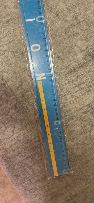 Régua escolar com 60 cm