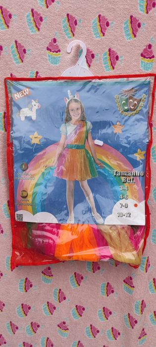 Fantasia menina unicórnio