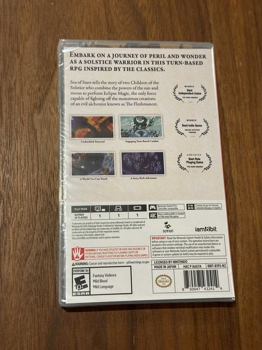 Sea of Stars iam8bit - Limited Edition Switch