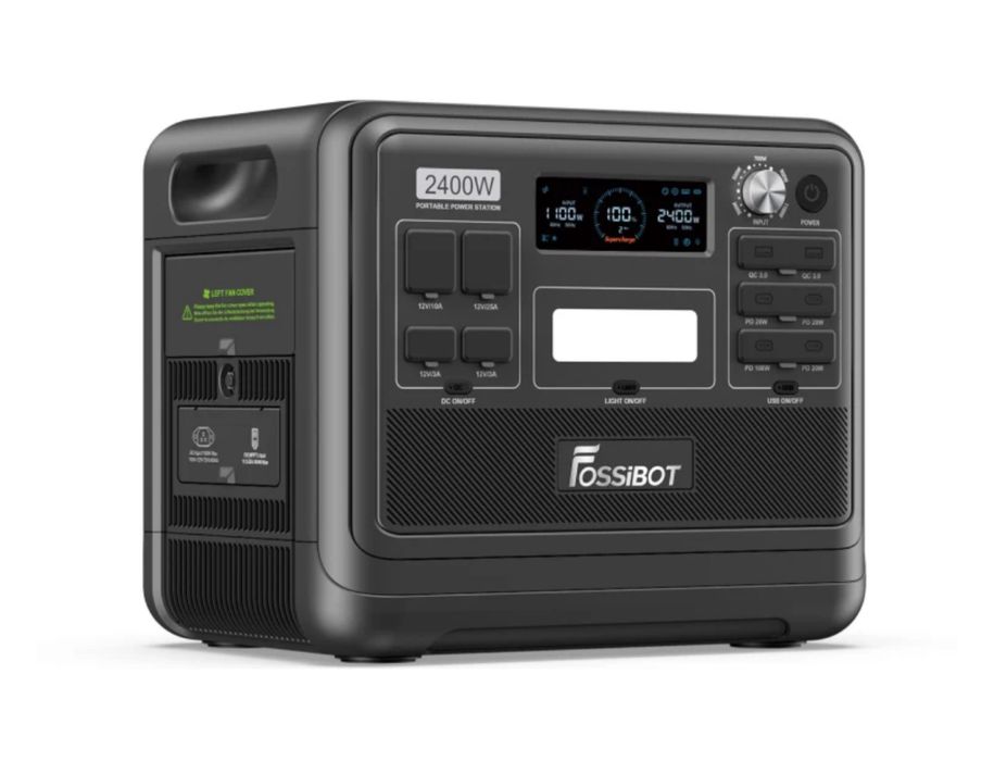 Зарядна станція Fossibot F2400, 2400 Вт, 2048 Вт/год EUНОВІ УНаявності