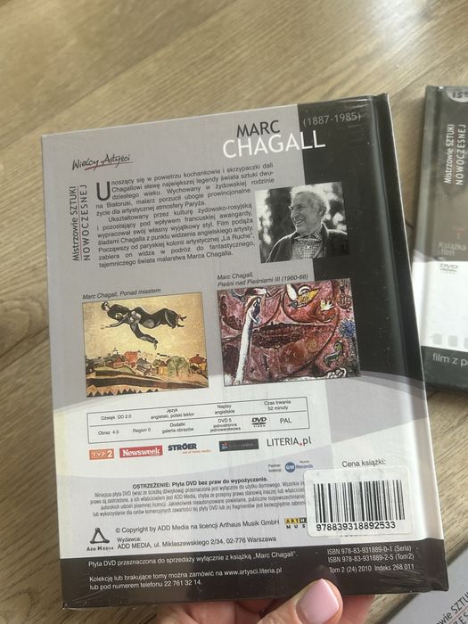 Warhol, Van Gogh, Chagall - płyty DVD