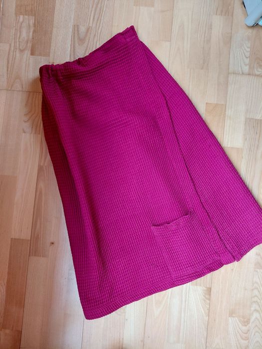 Банная юбка-килт из вафельной ткани унисекс с карманом на липучке юбка