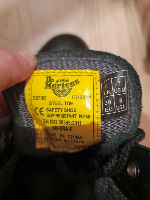 Buty Dr. Martens 1460 Black Smooth - rozmiar 39