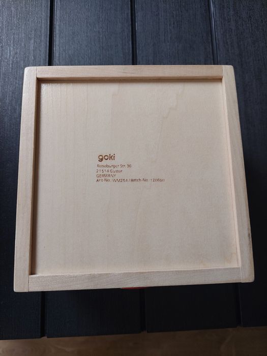 Sorter kształtów drewniany Goki