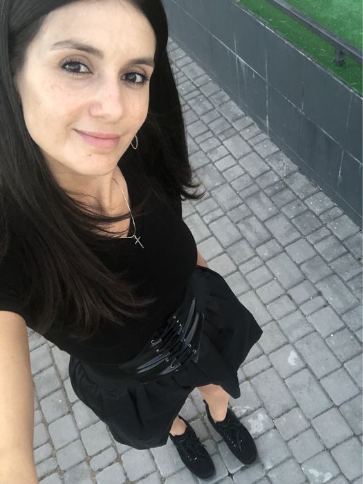 Корсет на резинці з еко шкіри