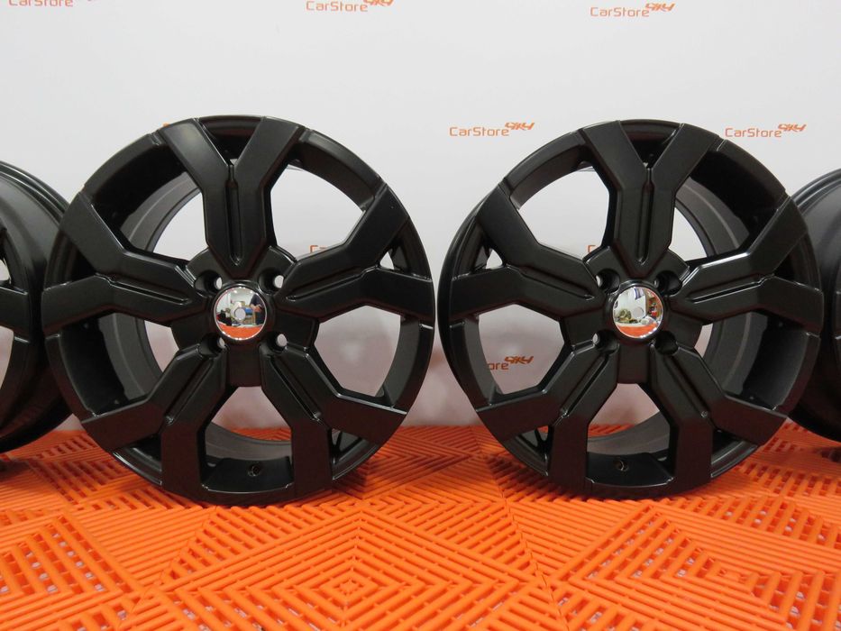 Jantes Look Dacia/Renault 16 x 6.5 et 40 4x100 Preto Matte