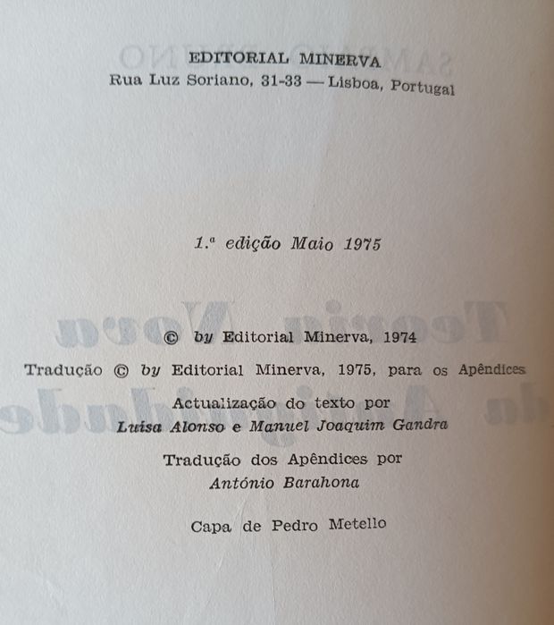 Teoria da nova antiguidade. Sampaio Bruno