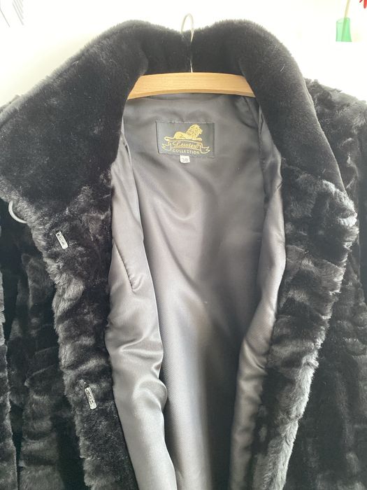 NOWY / Sztuczny czarny kożuszek (40/42)