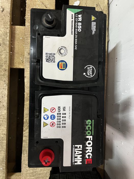 Акумулятор FIAMM ecoFORCE VR 850 AGM 95Ah 850A — новий