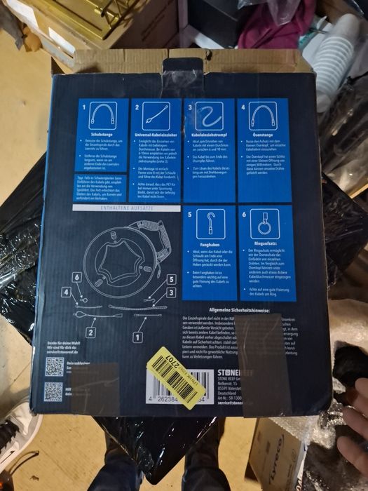 Spirala sprężynowa do ciągnięcia kabli