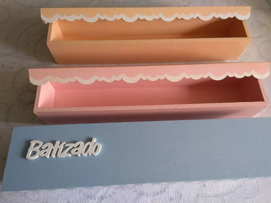 Caixa para Vela de Batizado (personalizada) - NOVA - Baratíssima