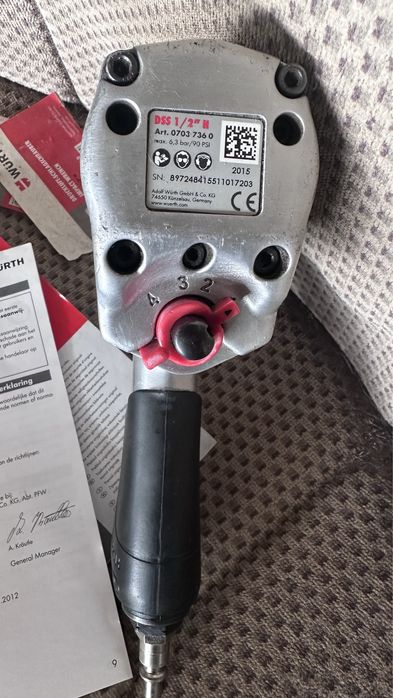 Aparafusadoura pneumática  wurth 1/2