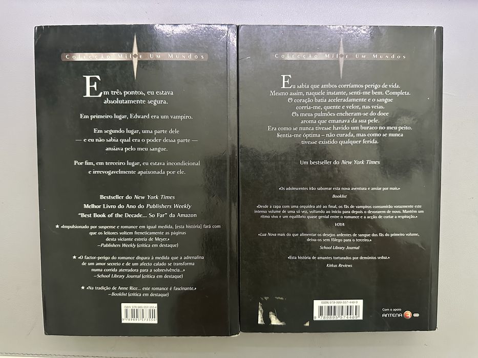 Livros Stephenie Meyer - Crepusculo, Lua Nova, Eclipse, Amanhecer