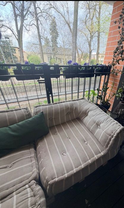 SKLUM Narożna sofa modułowa poduszki na palety