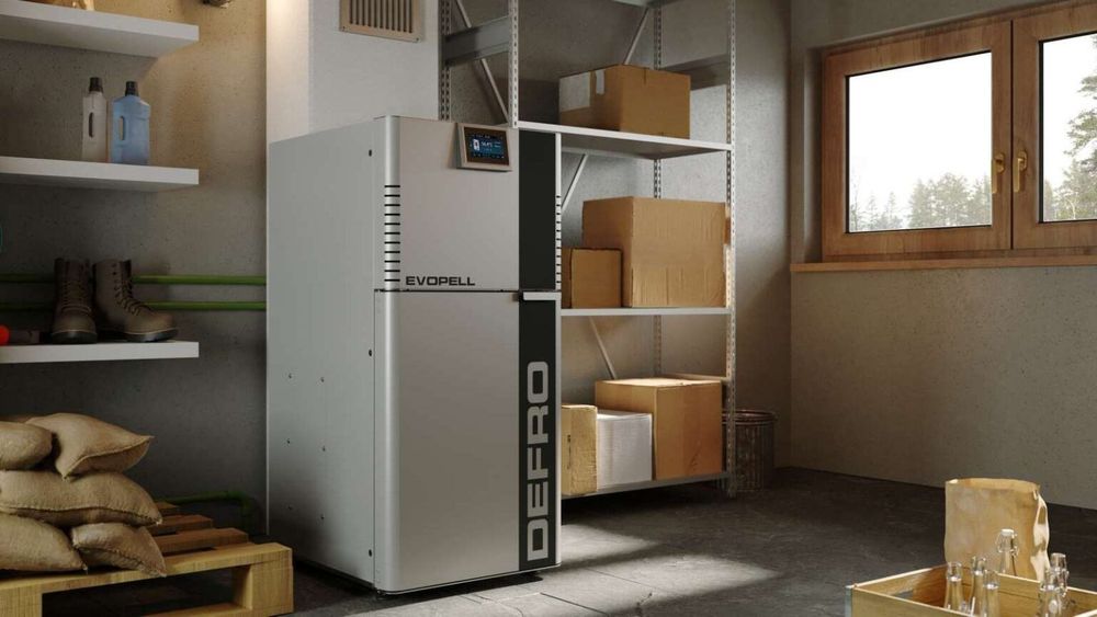 Kocioł na pellet Defro evopel 12kw z montażem