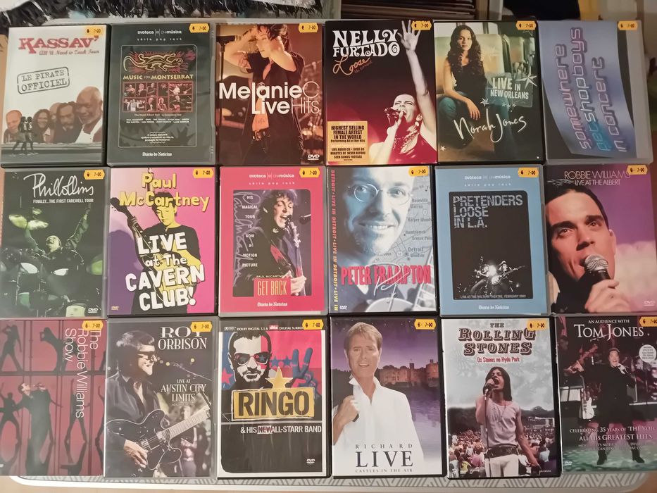 Dvd Musical Concertos Grandes Artistas Internacionais.