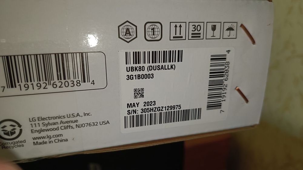 LG UBK80 4K Blu-ray player СУПЕРЦЕНА!
