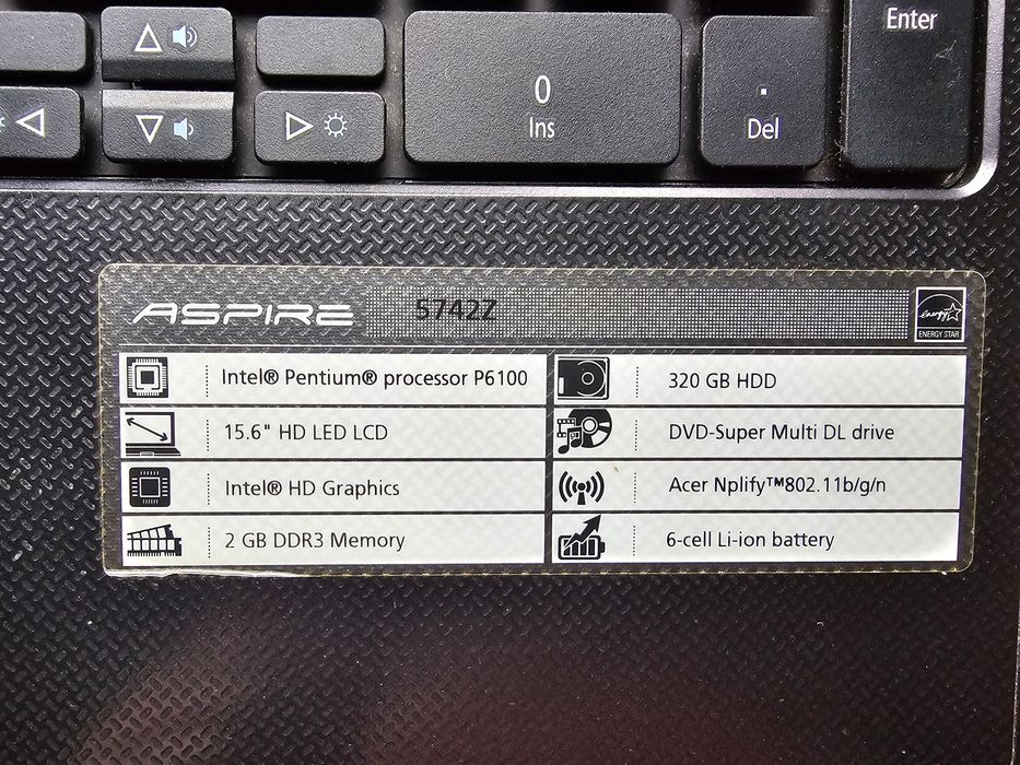 Acer Aspire 5742Z w pełni sprawny