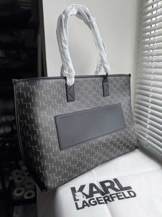 Сумка шопер Karl Lagerfeld Монограмна Карл Лагерфельд