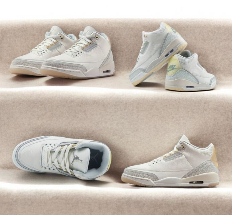 р36-45 Кросівки Air Jordan 3 Black White Off noir Clement