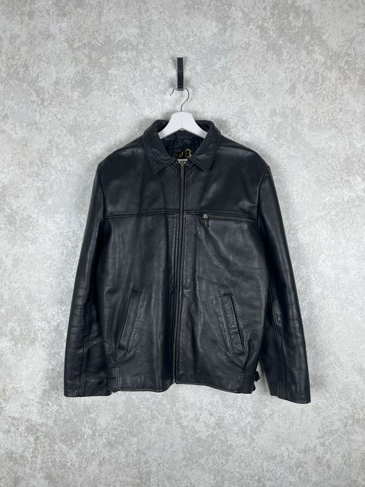 Чоловіча шкіряна куртка Real Leather в гарному стані, оригінал S