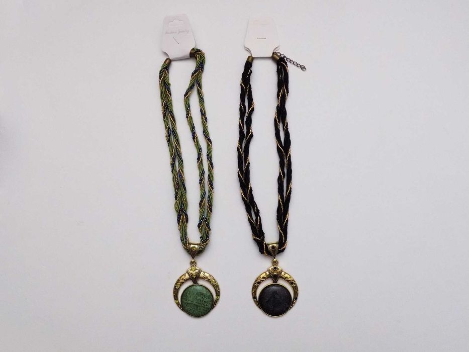 Етнічні намиста з розкішними підвісками, стиль бохо, чокер кольє 1 шт.