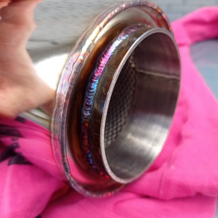 Резонатор нержавейка спортивный прямоточный камерный