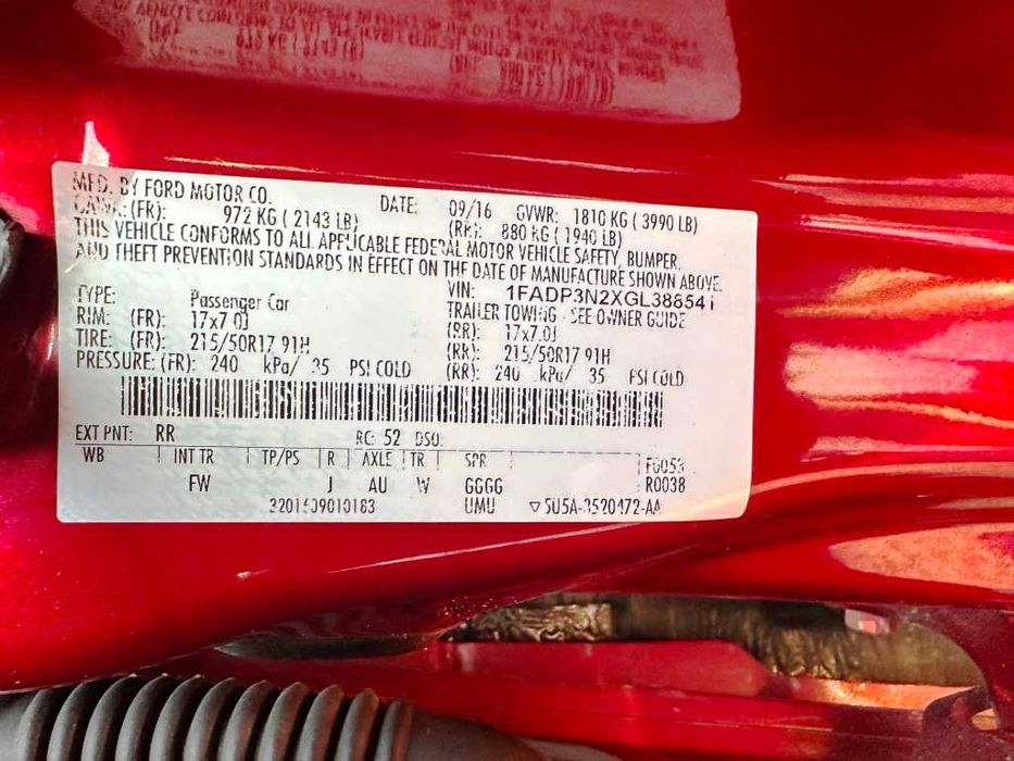 Ford Focus Rest TITANIUM