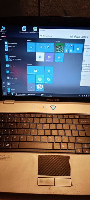 Medion laptop do internetu pracy nauki na prawo jazdy
